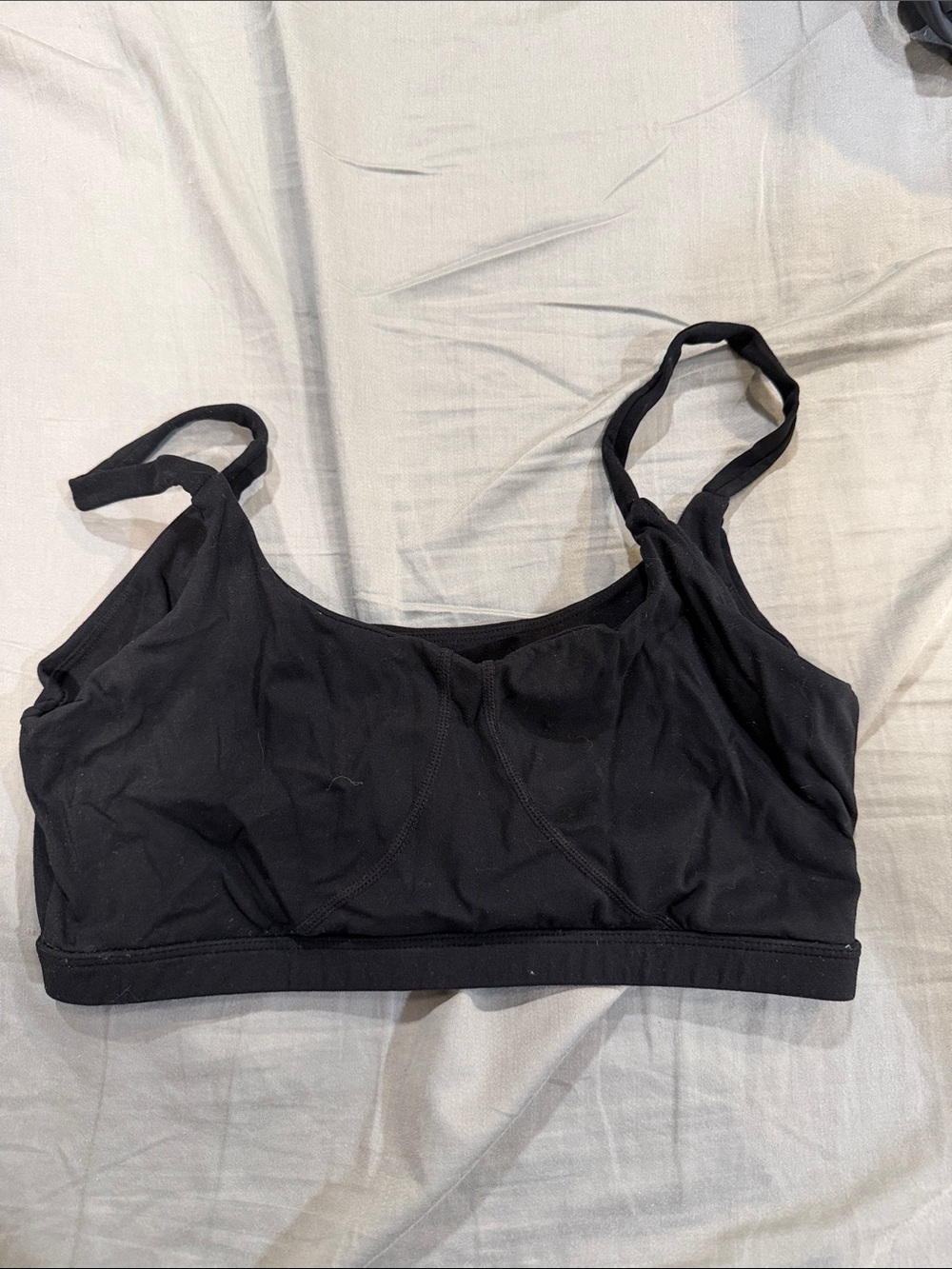BuffBunny Black Seamless Support Bralette